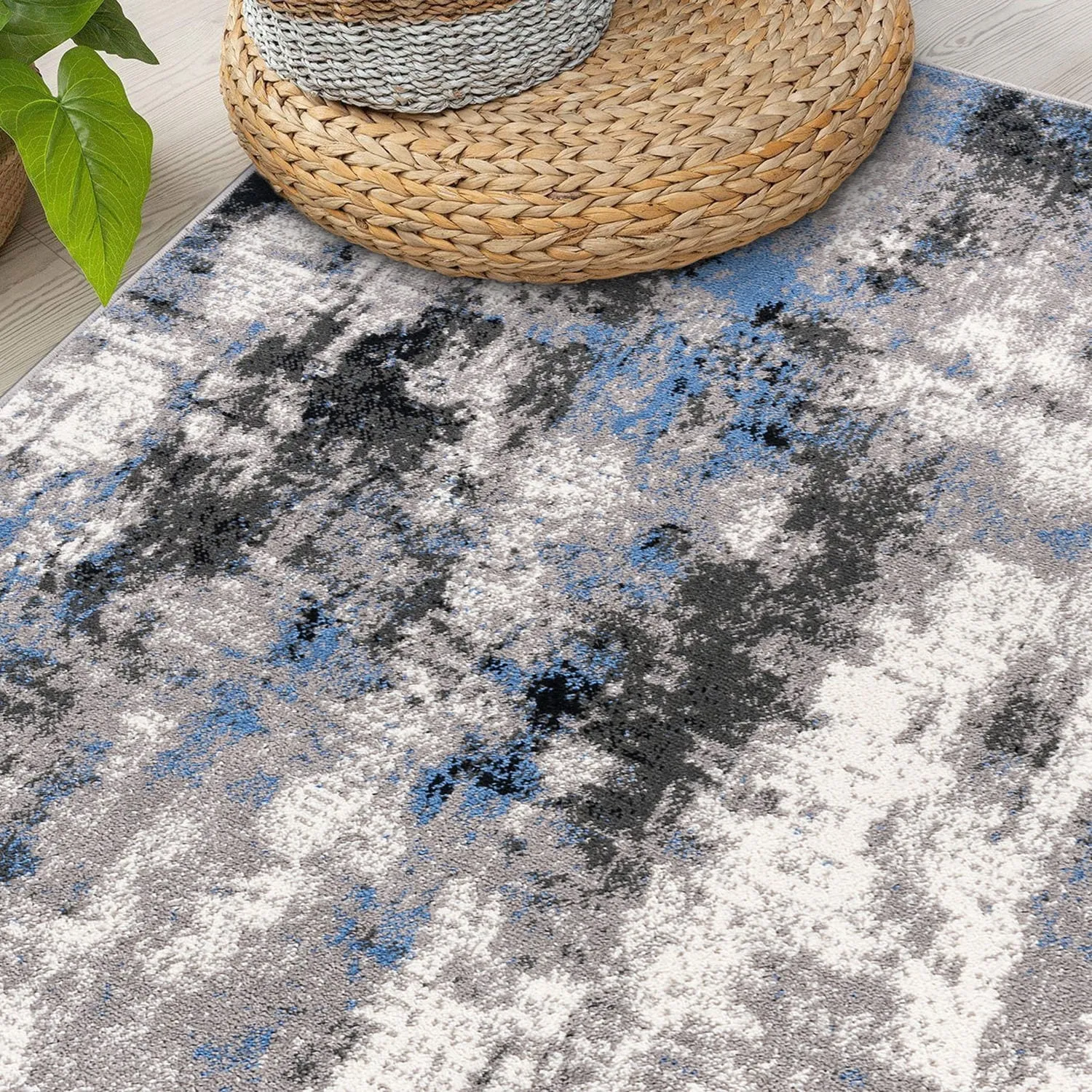 World Rug Gallery Tralee Modern Abstract Area Rug