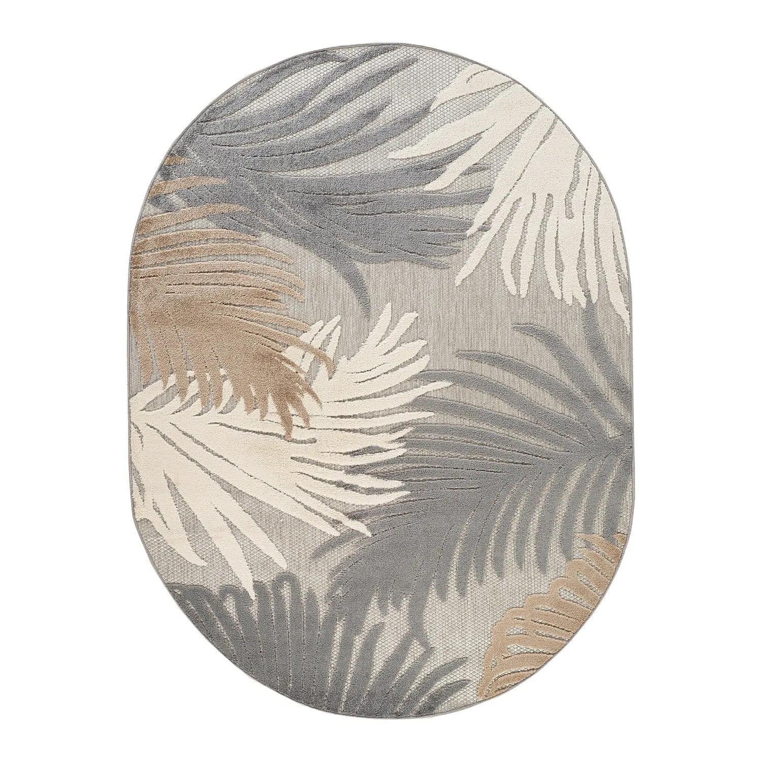World Rug Gallery Tropical Floral Indoor/Outdoor Area Rug