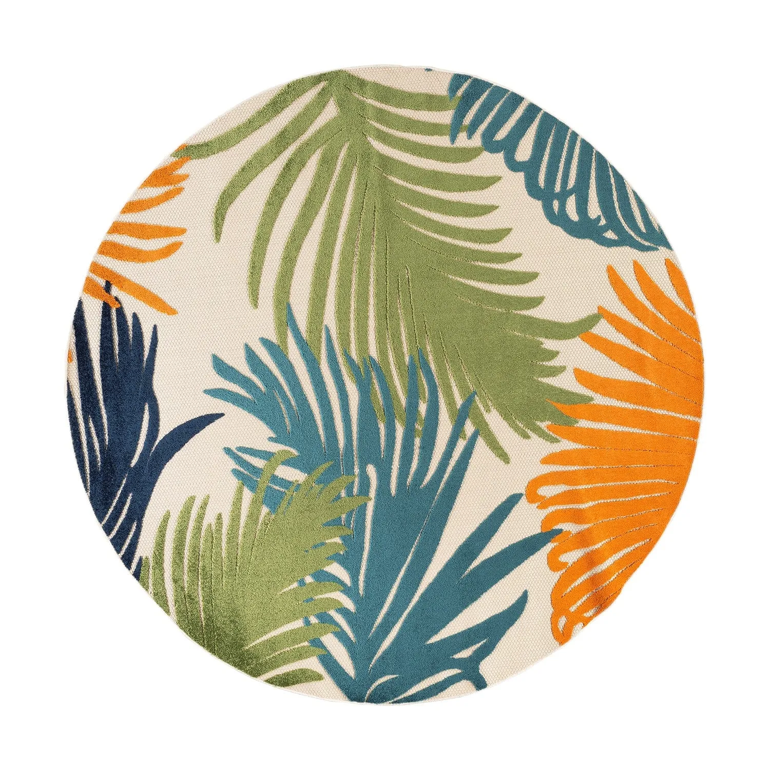 World Rug Gallery Tropical Floral Indoor/Outdoor Area Rug