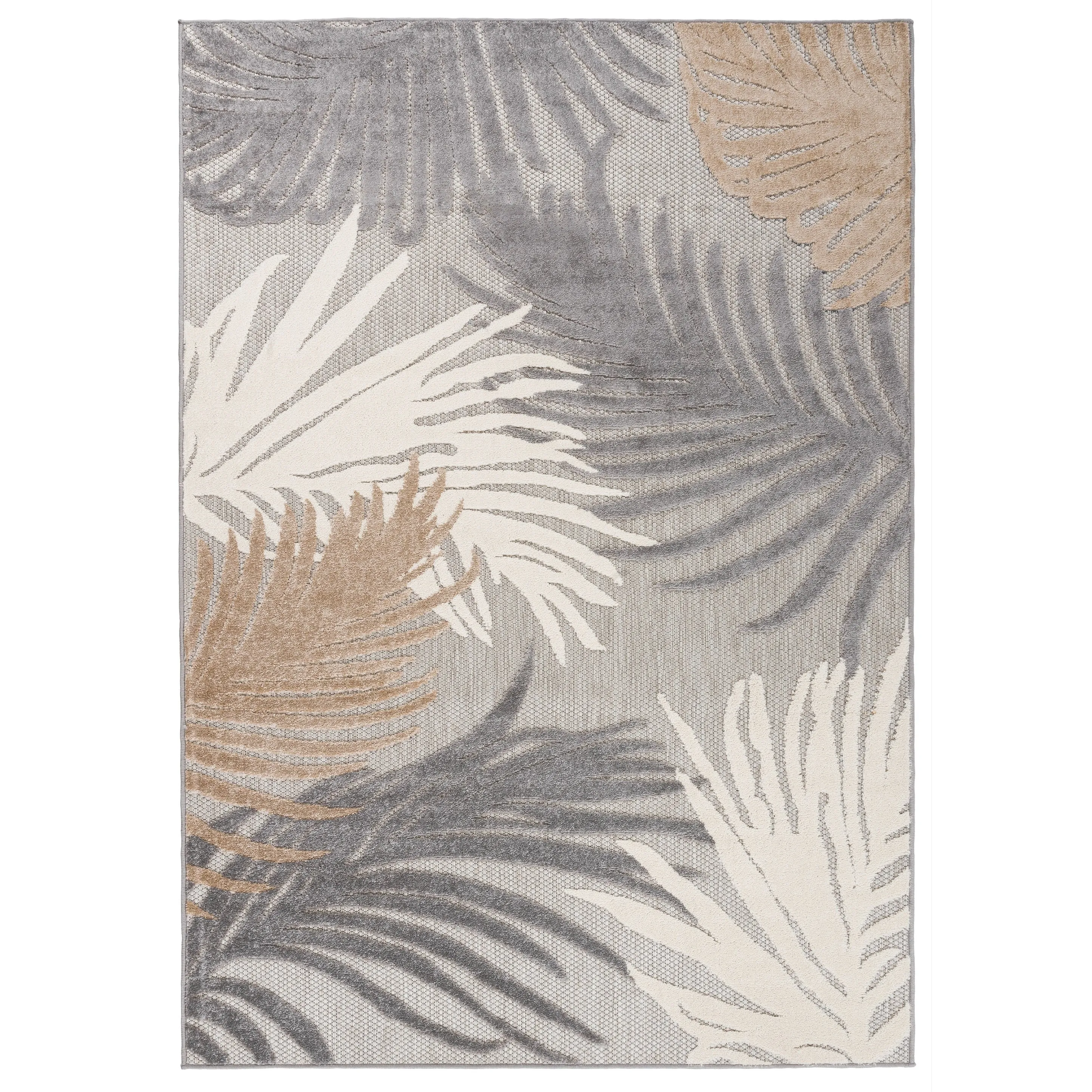 World Rug Gallery Tropical Floral Indoor/Outdoor Area Rug