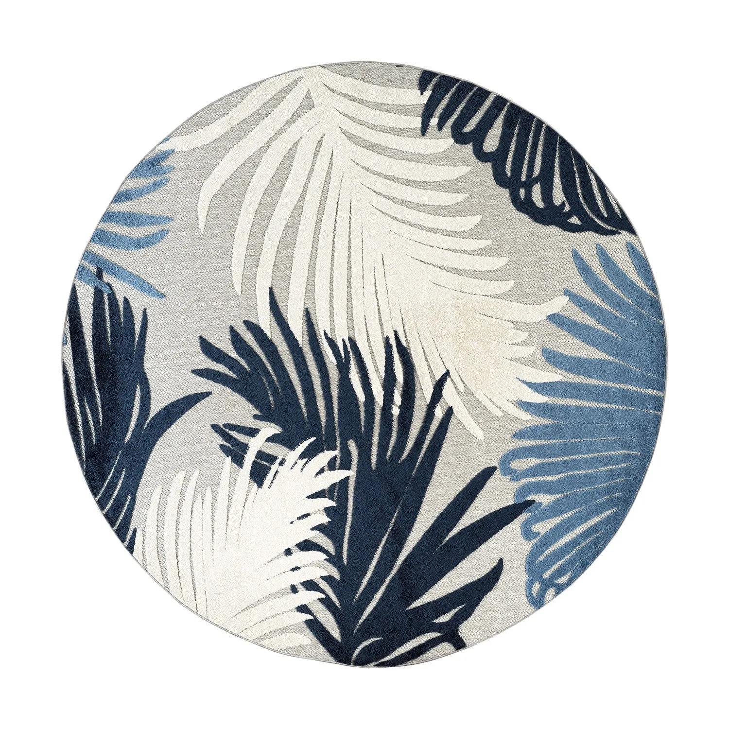 World Rug Gallery Tropical Floral Indoor/Outdoor Area Rug