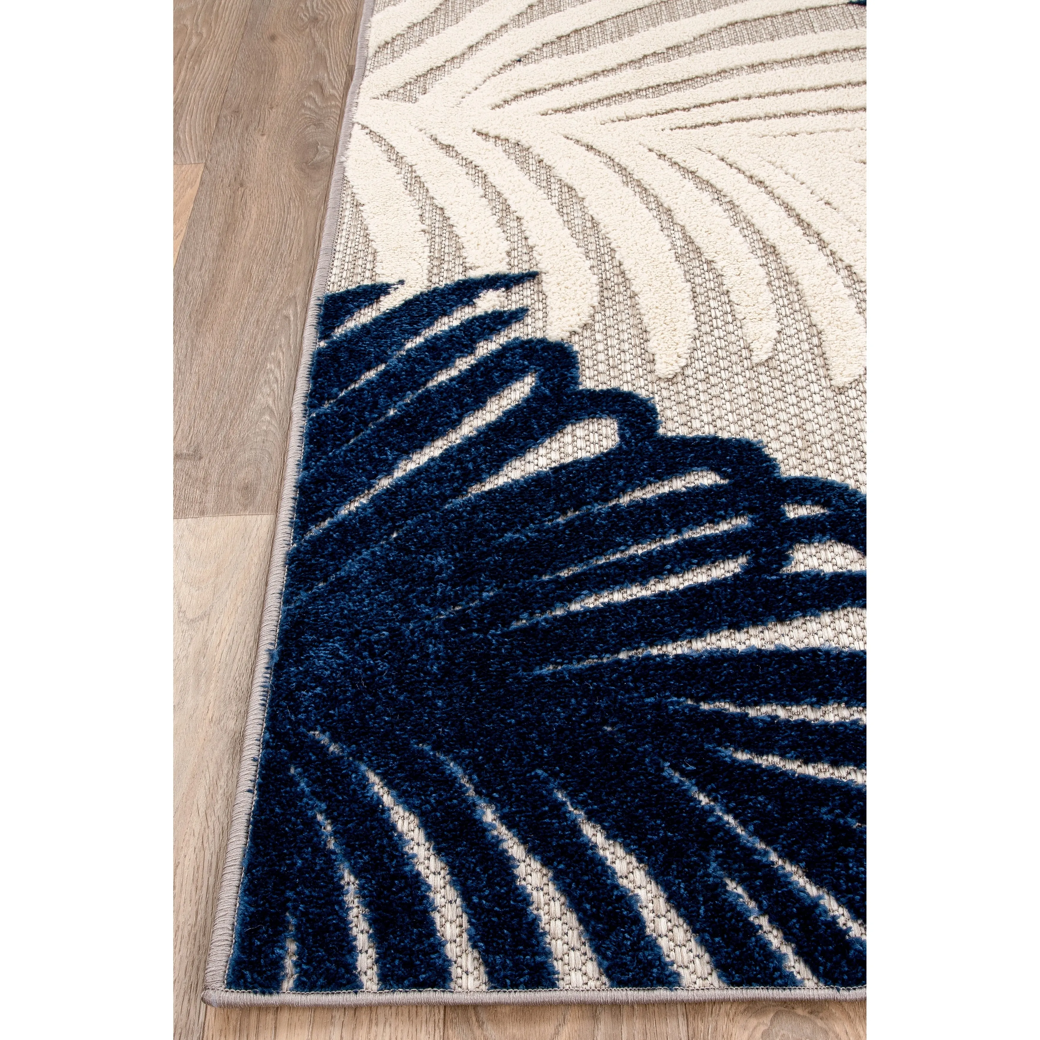 World Rug Gallery Tropical Floral Indoor/Outdoor Area Rug