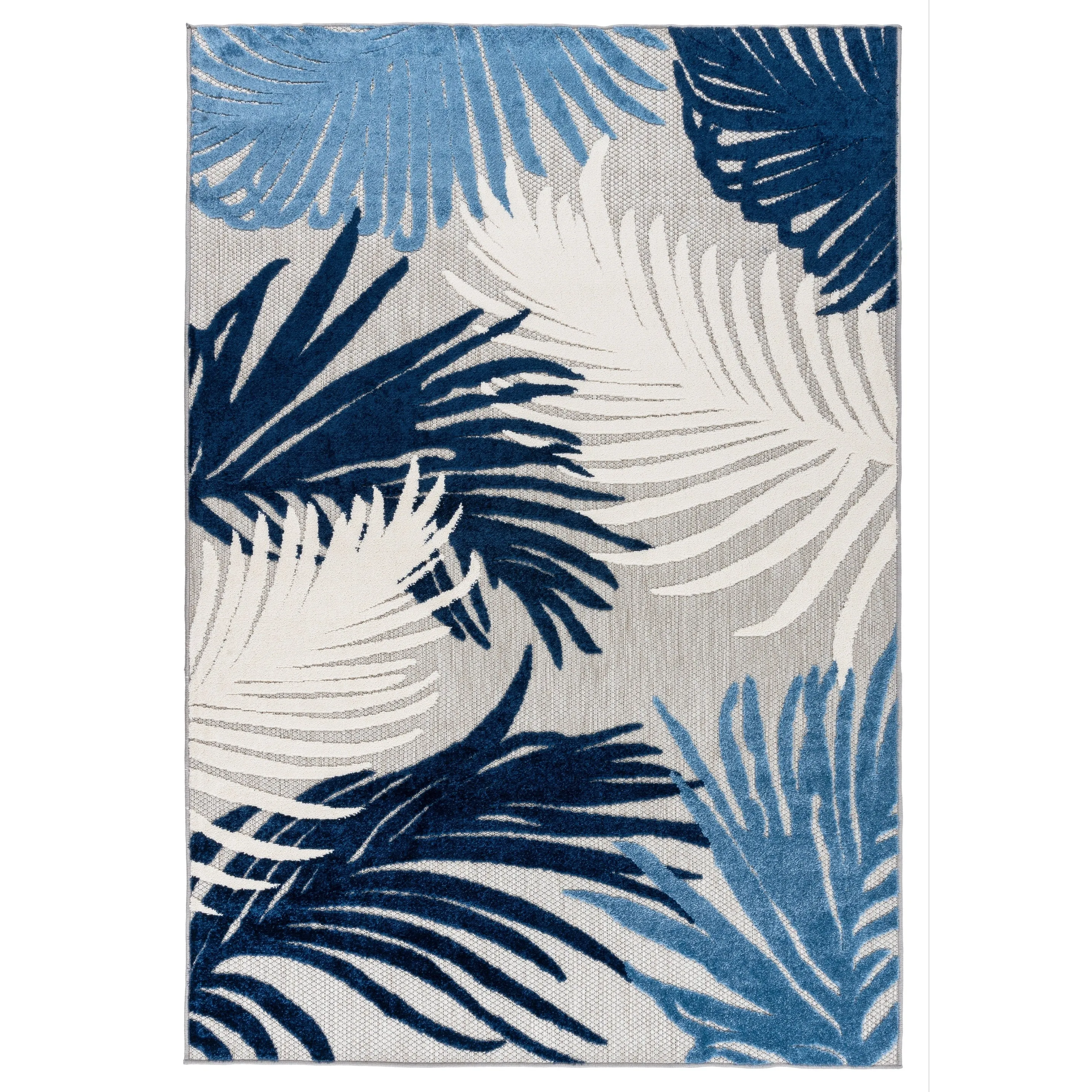 World Rug Gallery Tropical Floral Indoor/Outdoor Area Rug