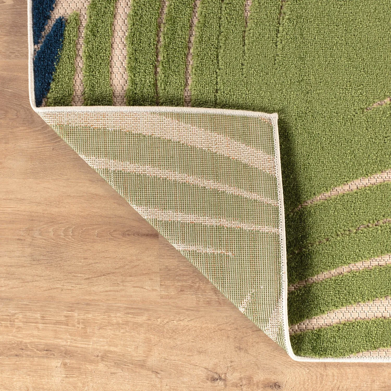 World Rug Gallery Tropical Floral Indoor/Outdoor Area Rug