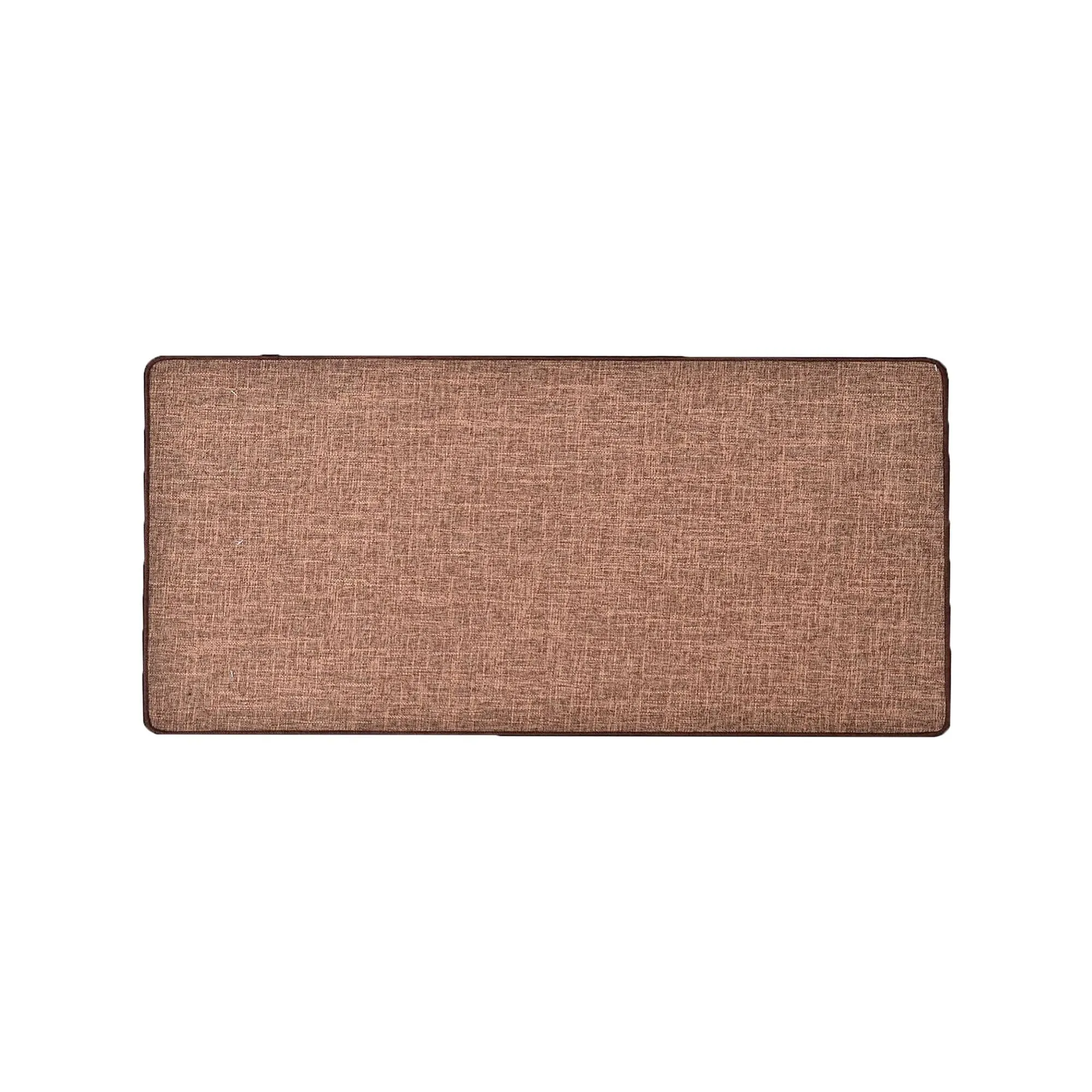 Woven Effect Kitchen Mat Solid Colors