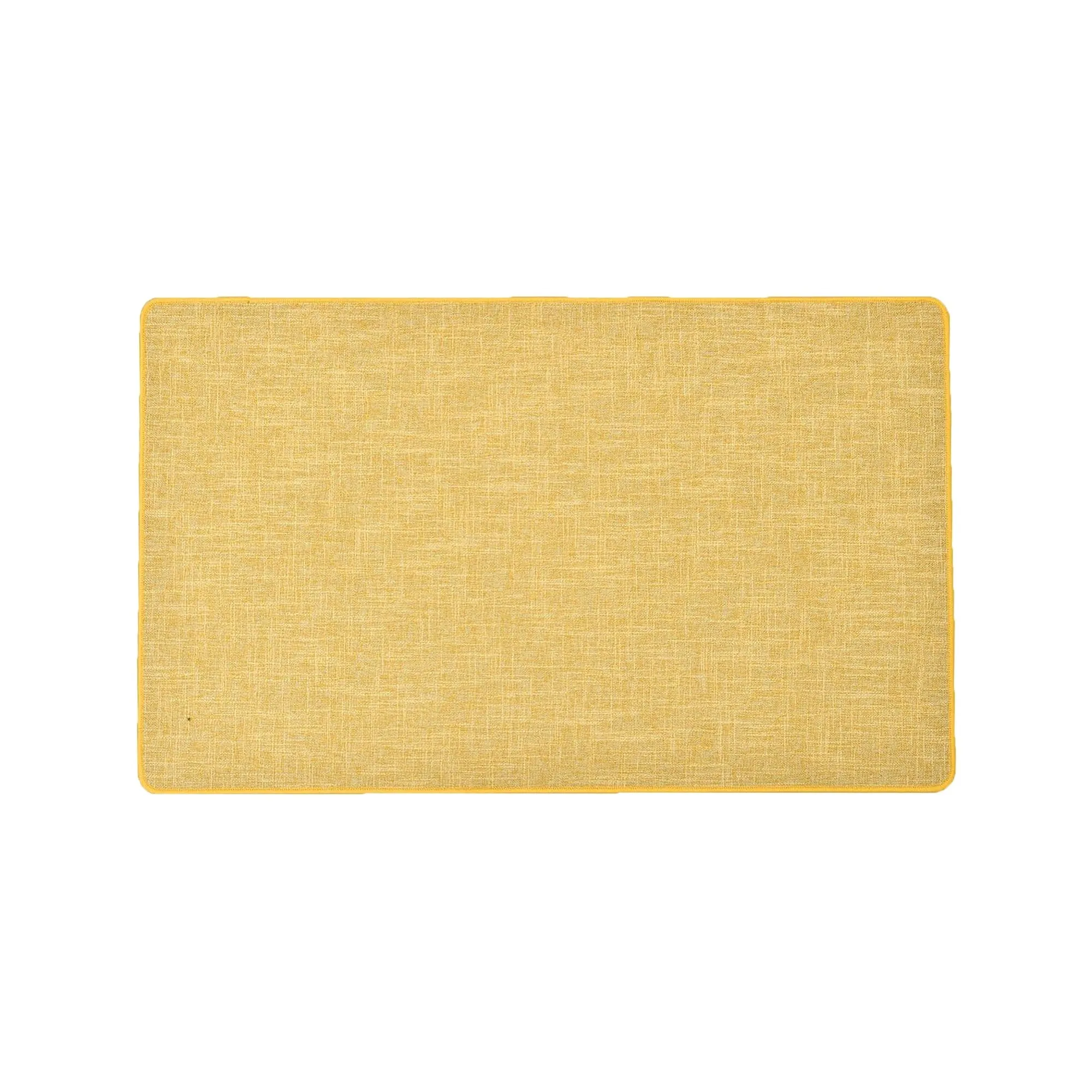 Woven Effect Kitchen Mat Solid Colors