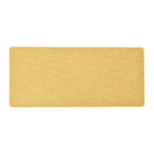 Woven Effect Kitchen Mat Solid Colors