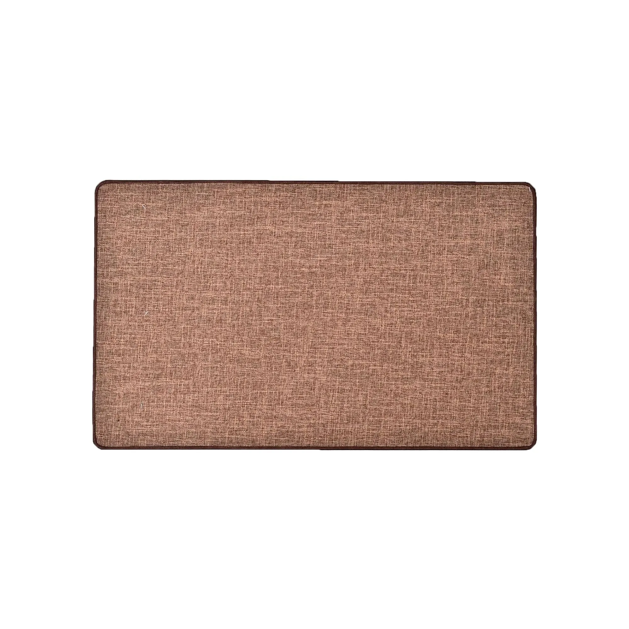 Woven Effect Kitchen Mat Solid Colors