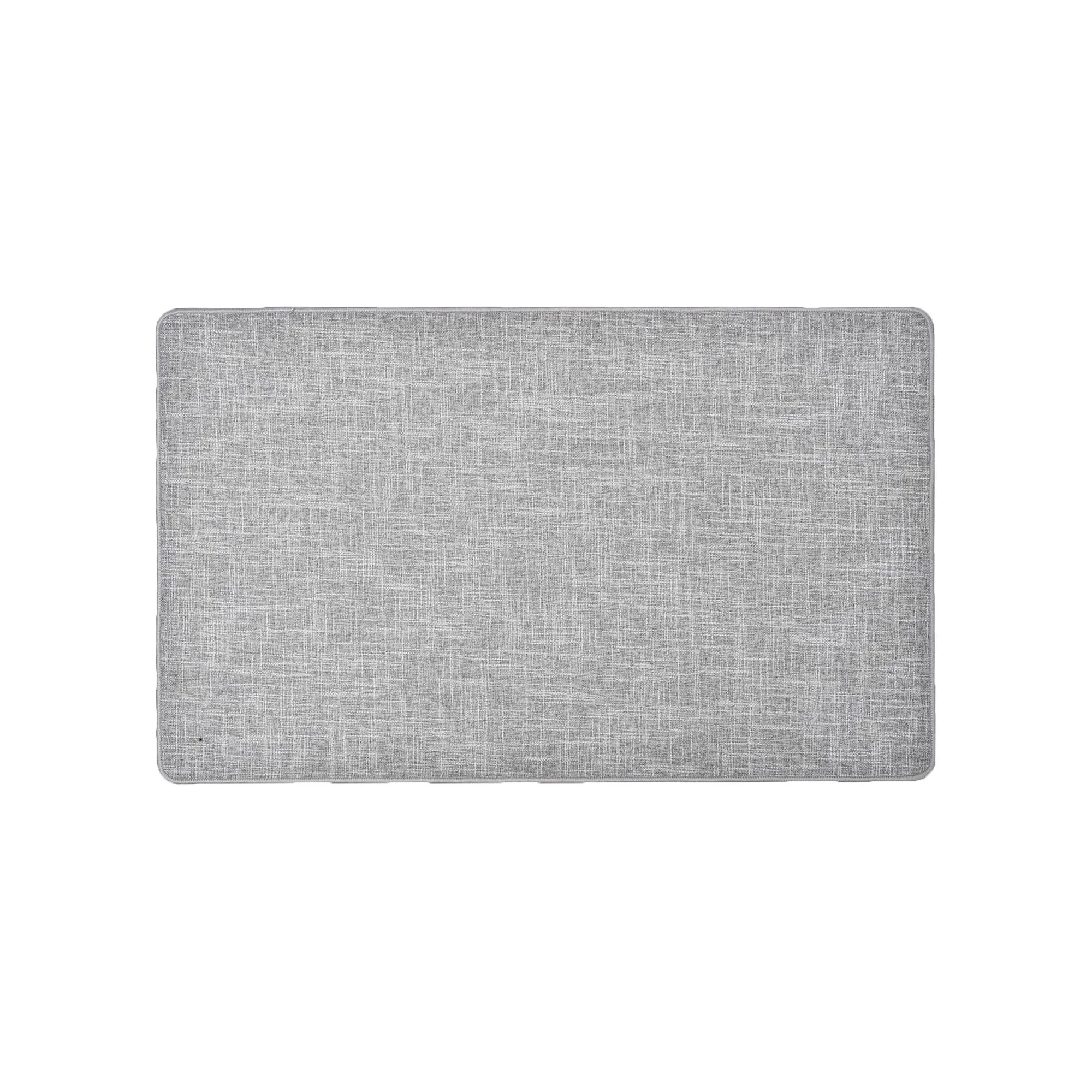 Woven Effect Kitchen Mat Solid Colors