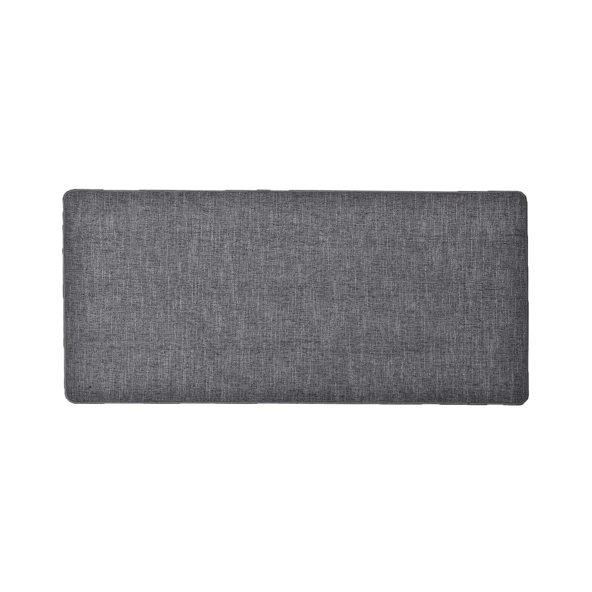 Woven Effect Kitchen Mat Solid Colors