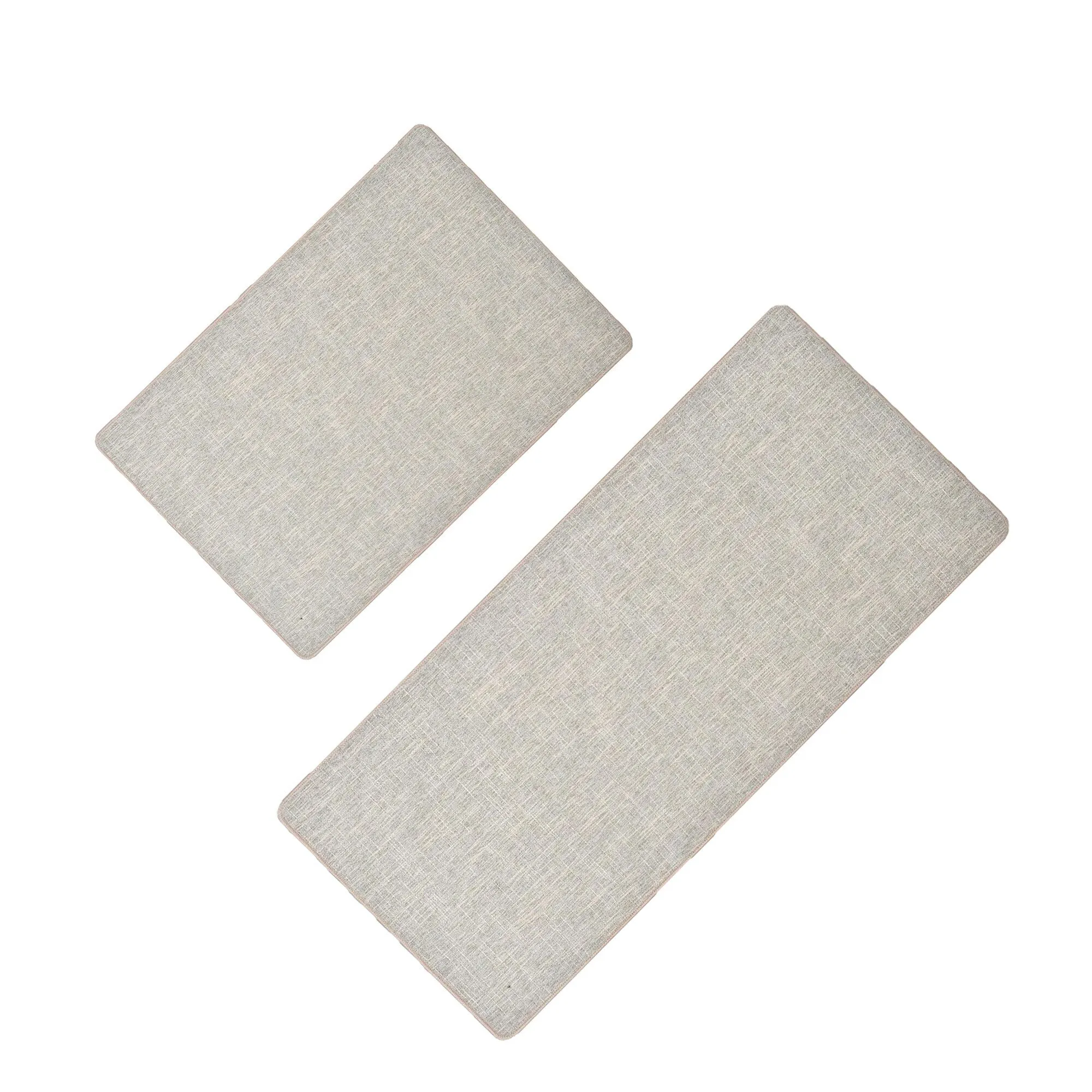 Woven Effect Kitchen Mat Solid Colors