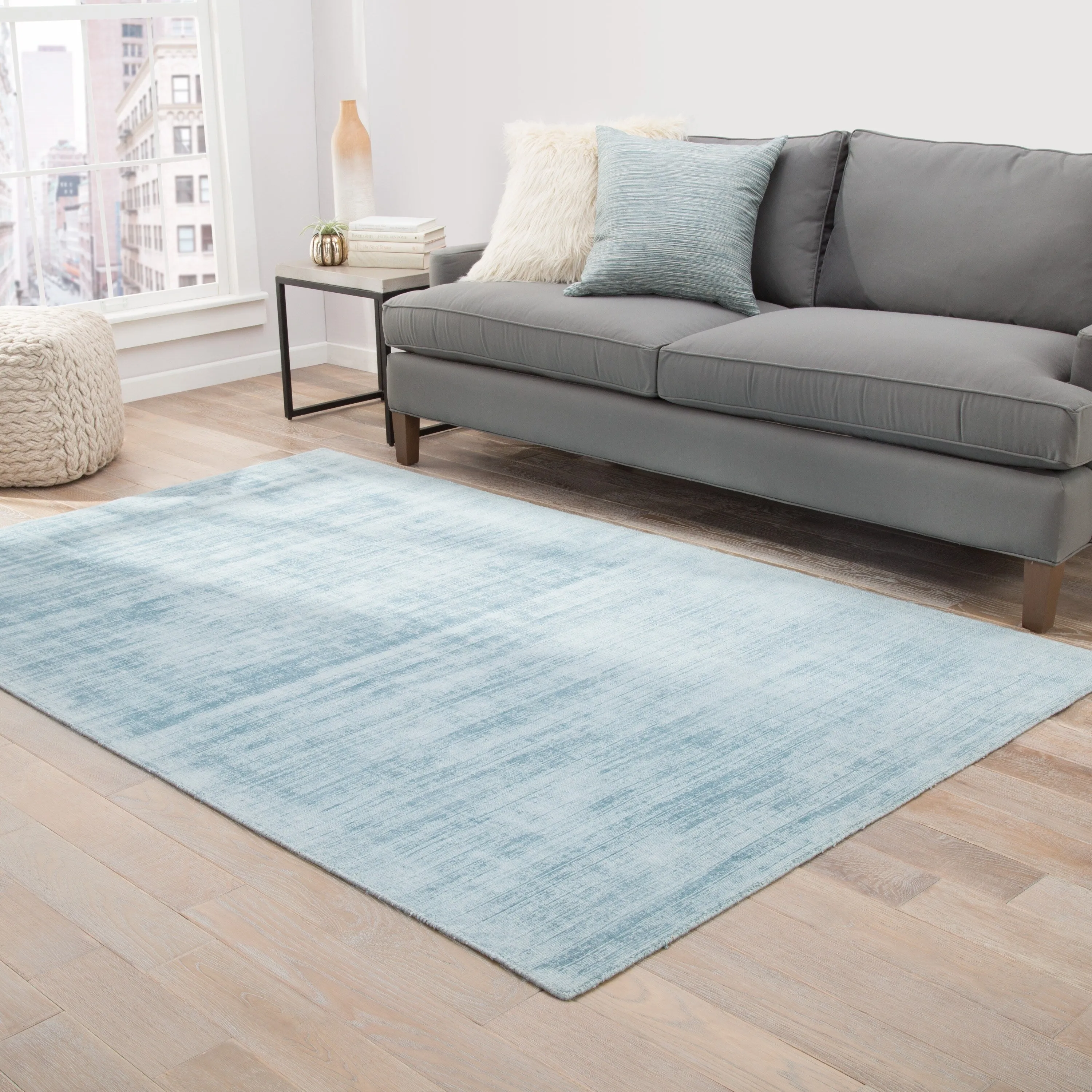 Yasmin Handmade Solid Area Rug