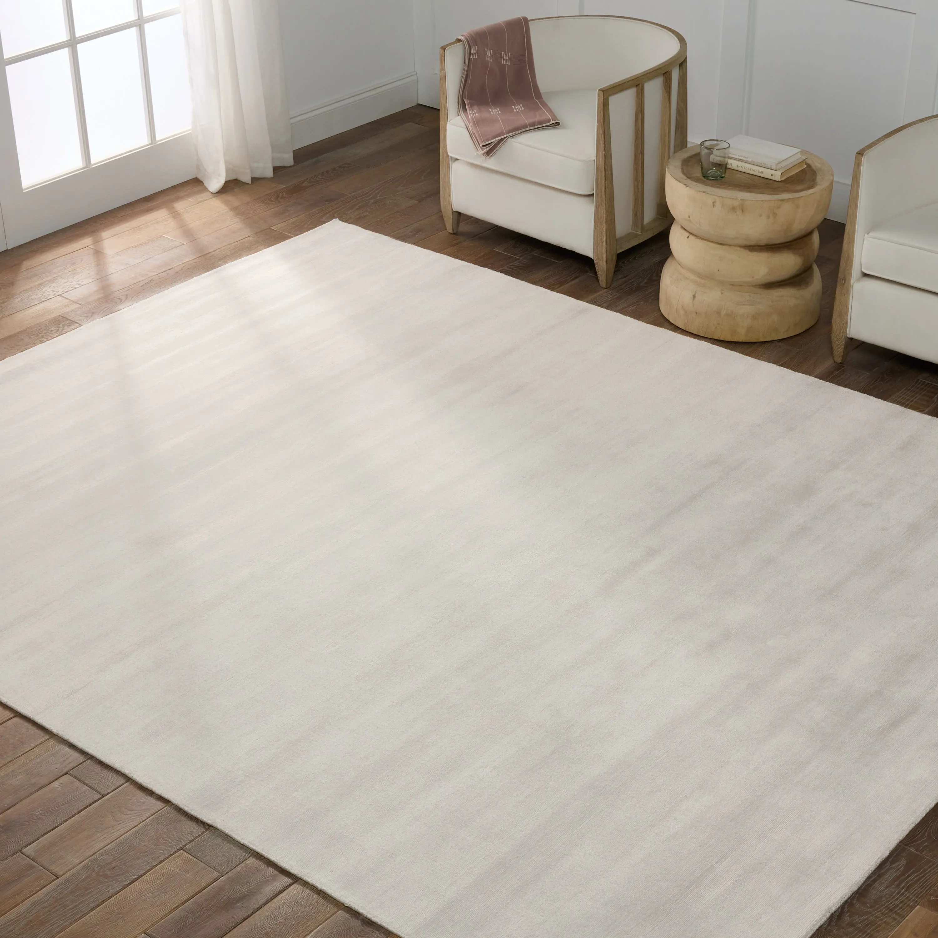 Yasmin Handmade Solid Area Rug