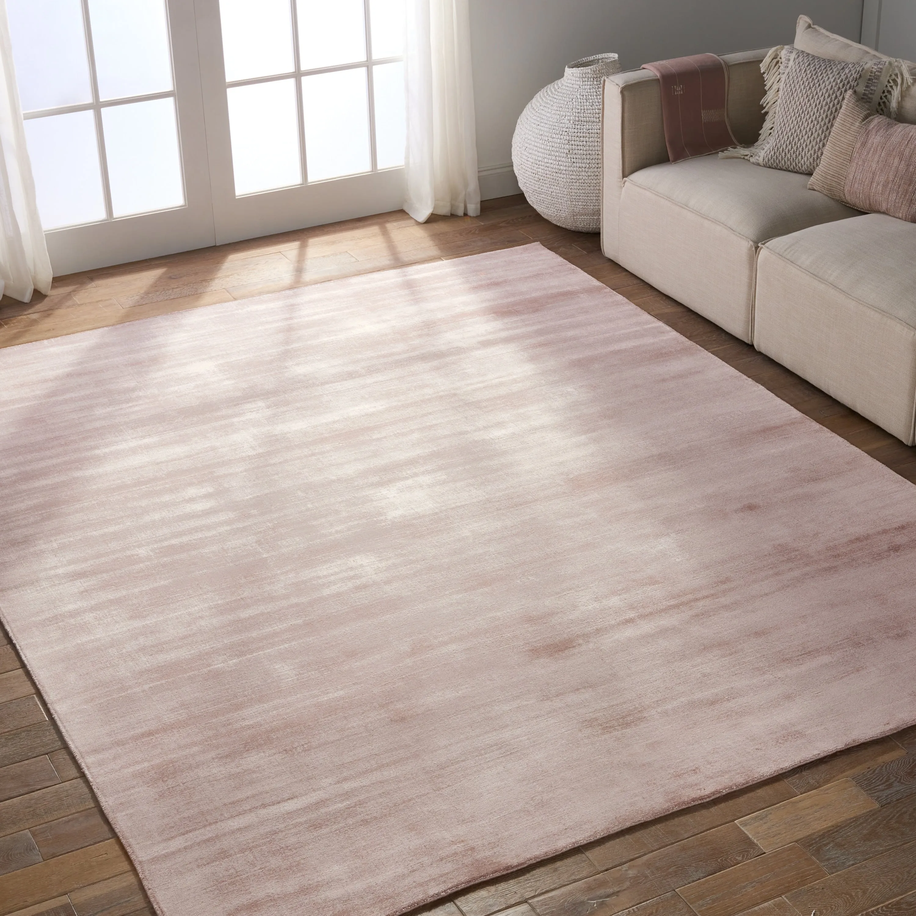 Yasmin Handmade Solid Area Rug