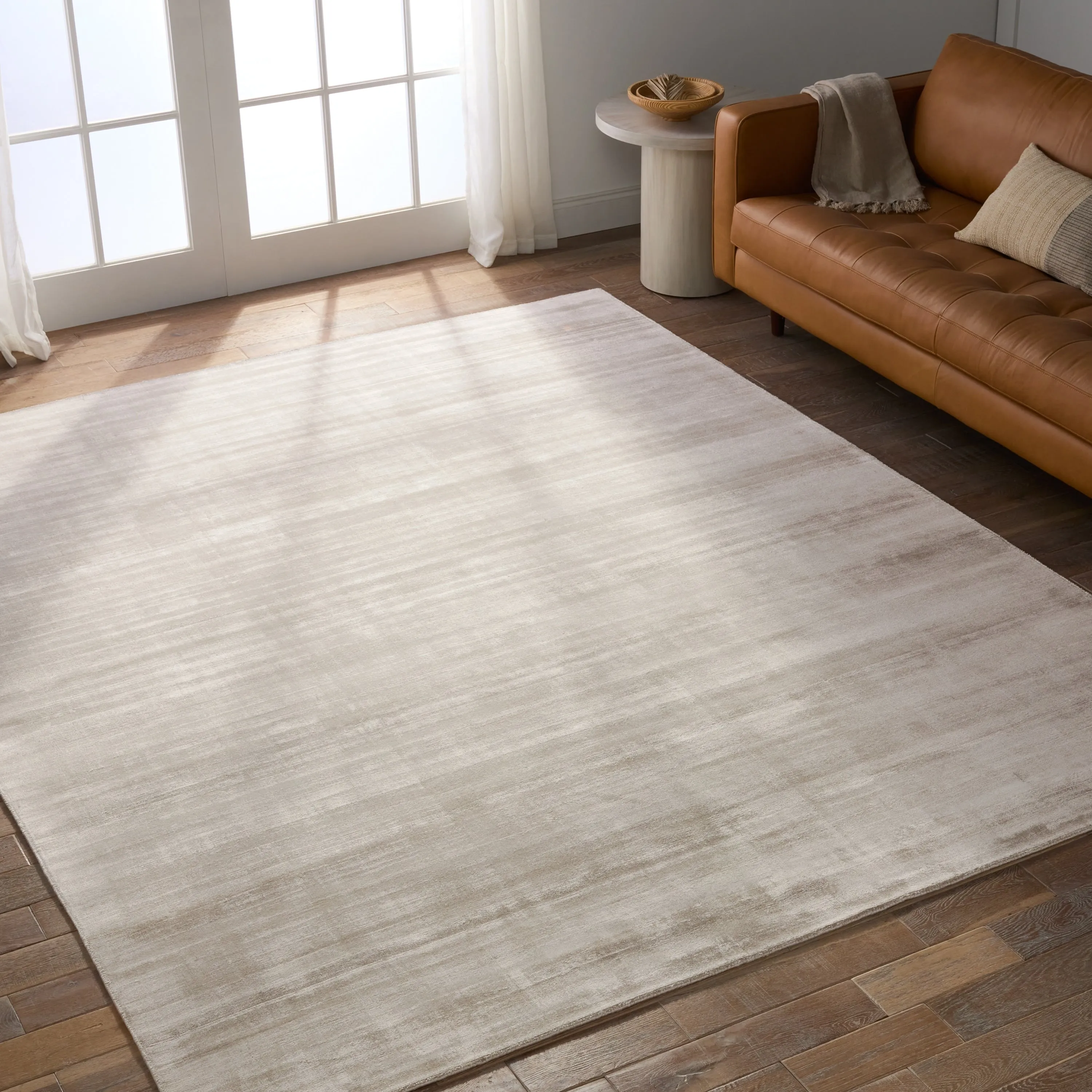 Yasmin Handmade Solid Area Rug